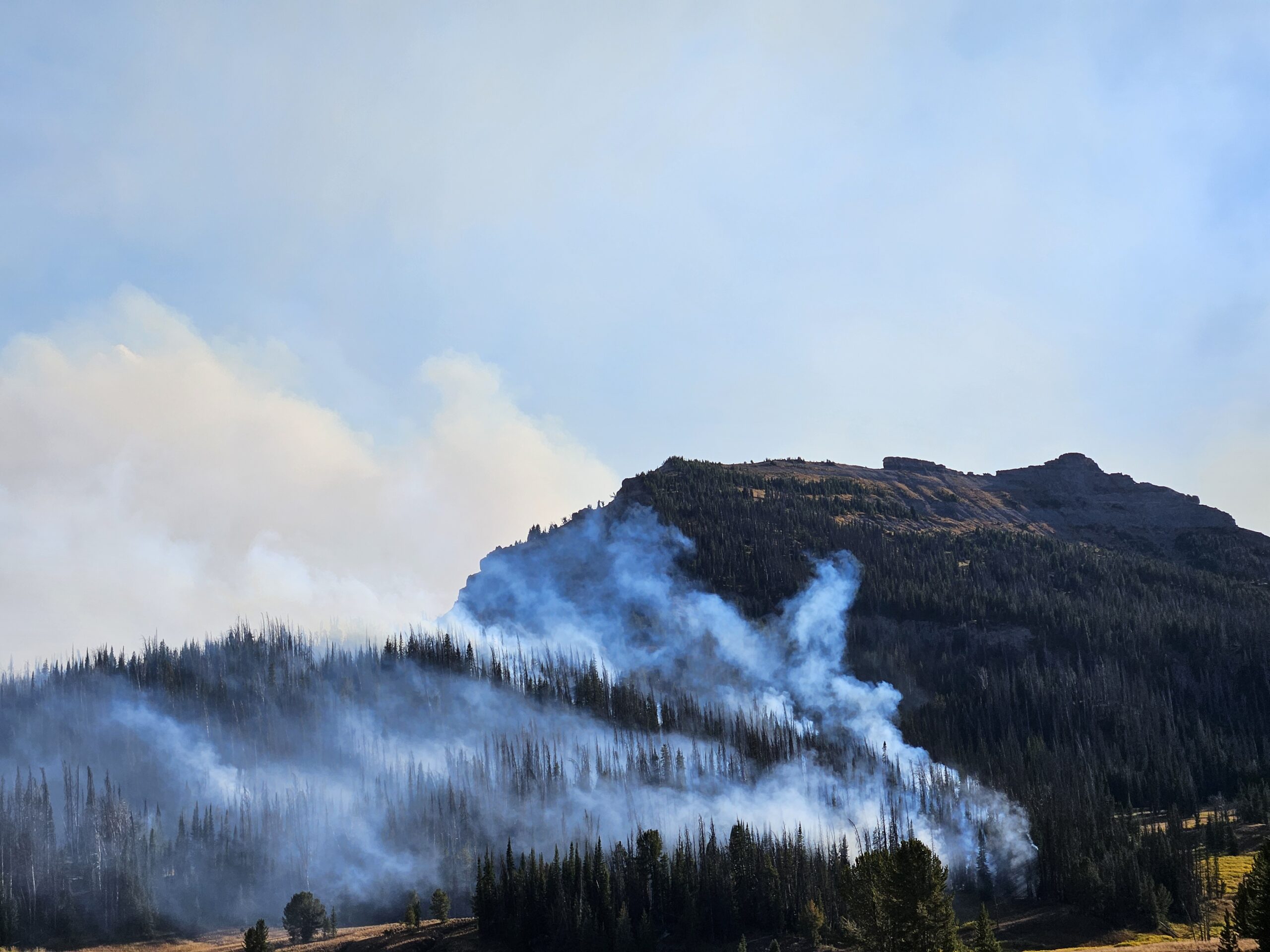 Fires burn at Togwotee and Palisades